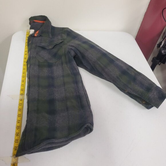 Legendary Whitetails Mens Archer Thermal Lined Flannel Shirt Jacket Size M Green - Picture 12 of 14